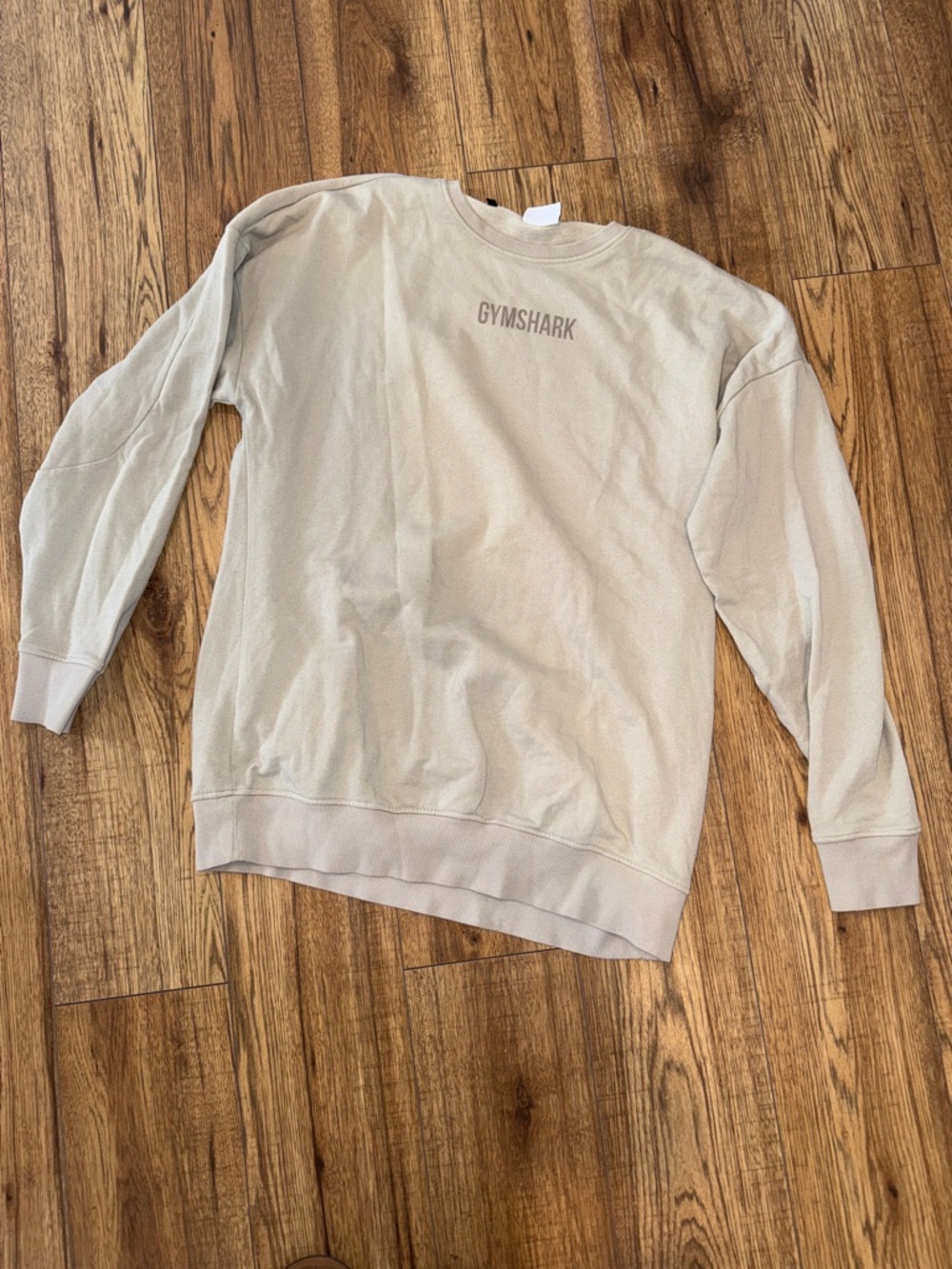 Gymshark Men's Crewneck Sweatshirt in Light Taupe